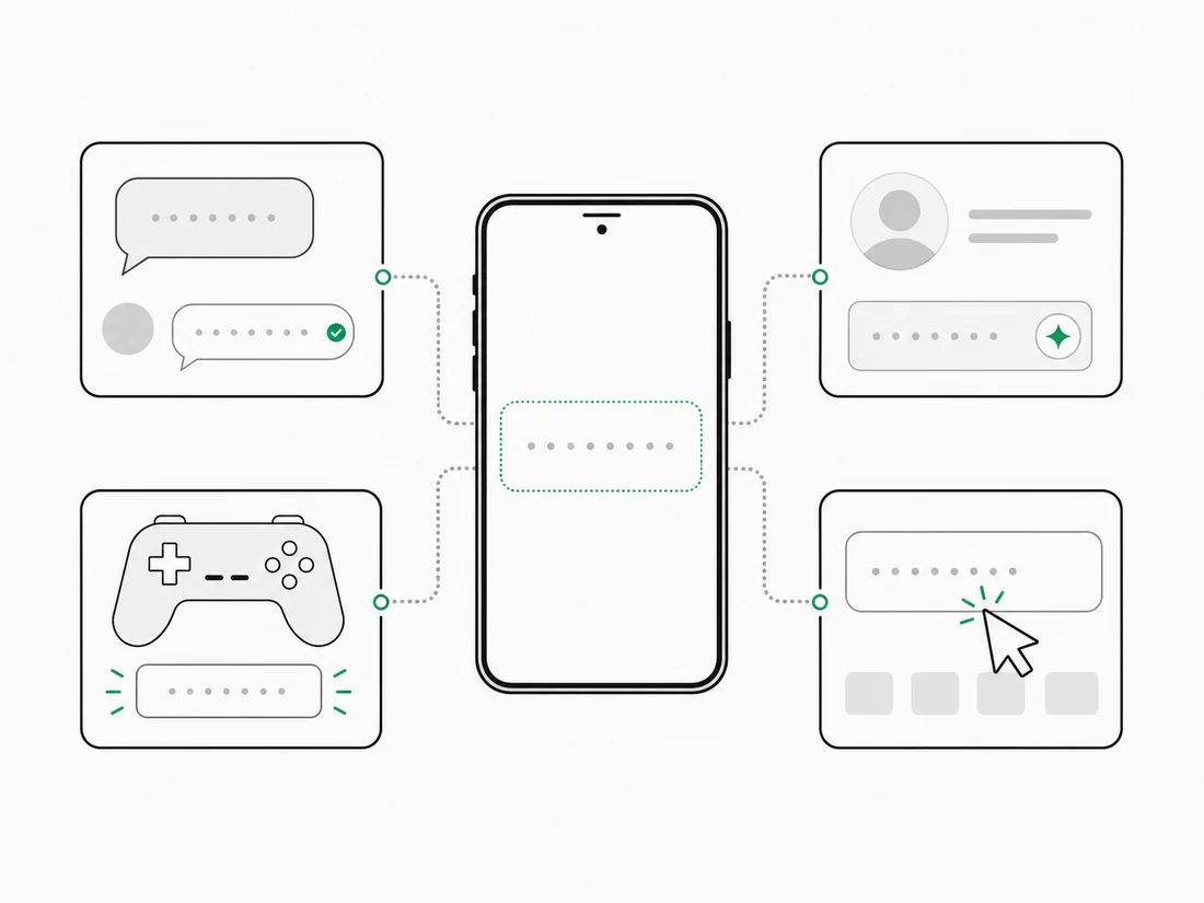 Usos del texto invisible en mensajes, perfiles y juegos